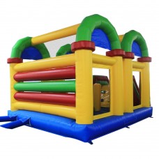 ALEKO Commercial Grade Open Roof Inflatable Bounce House with Slide and Blower   570603505